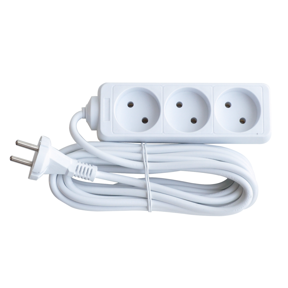 Удлинитель 3N-5-SMART трехместный 6А 5м 8235 IN HOME