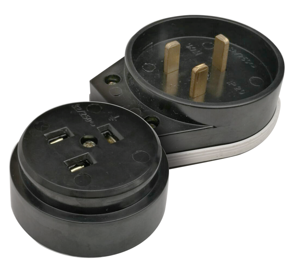 Разъем печной РШ/ВШ карболитовый 32А 250В черный 9114 IN HOME