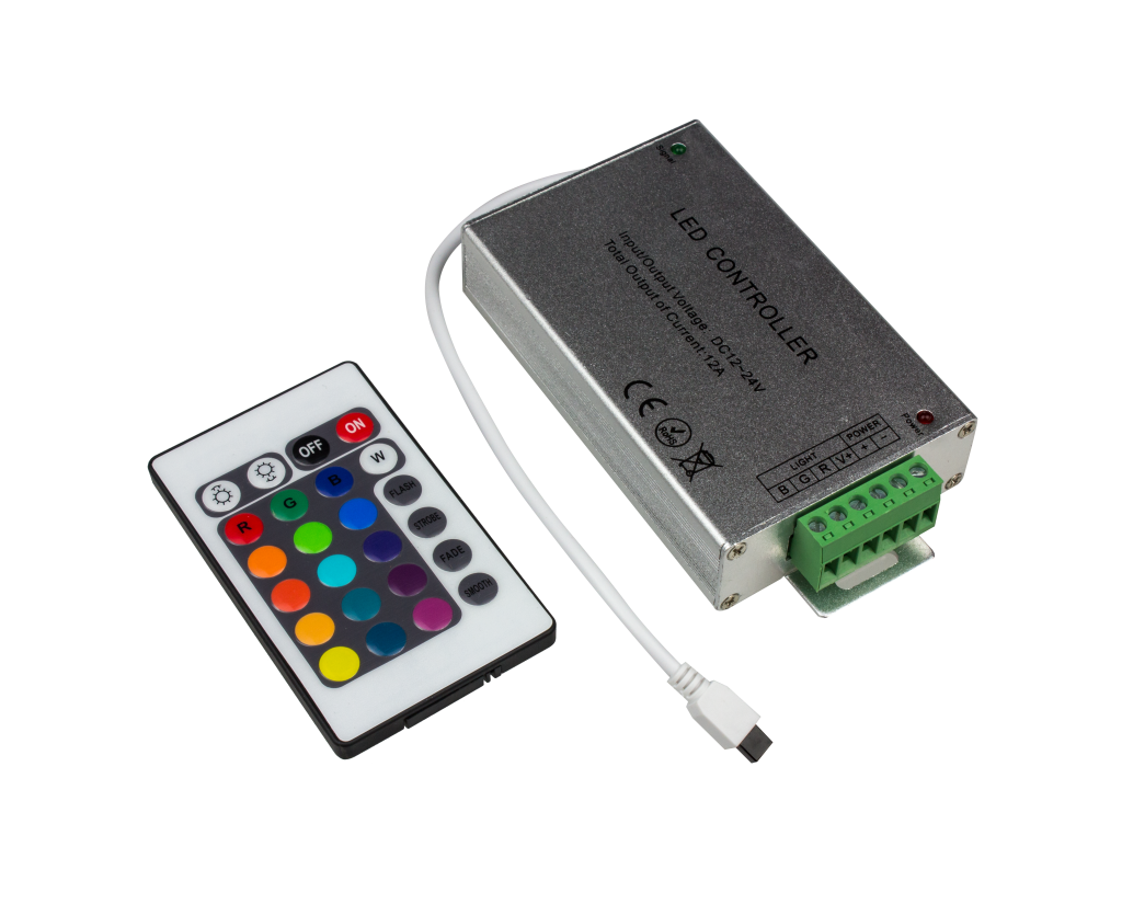 Контроллер LS-CB-12 12А 12В 16 статических 4 динамических канала IN HOME