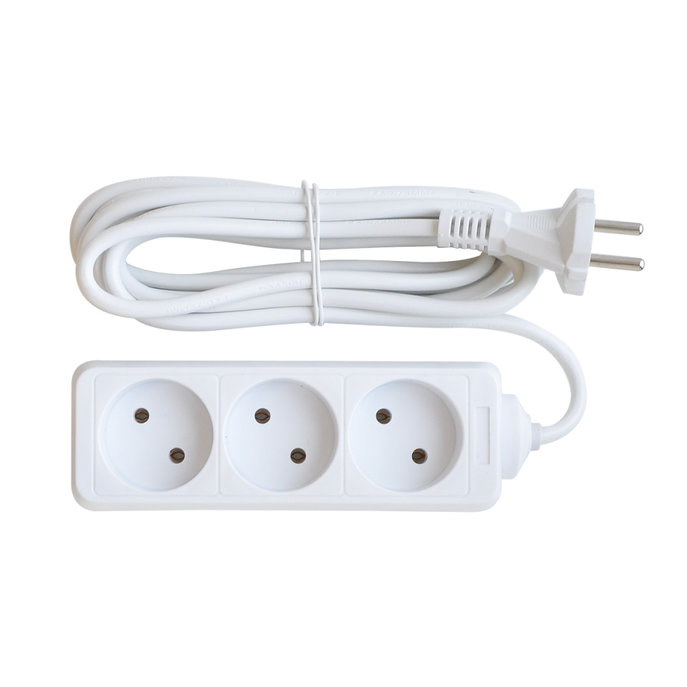 Удлинитель 3N-3-SMART трехместный 6А 3м 8233 IN HOME