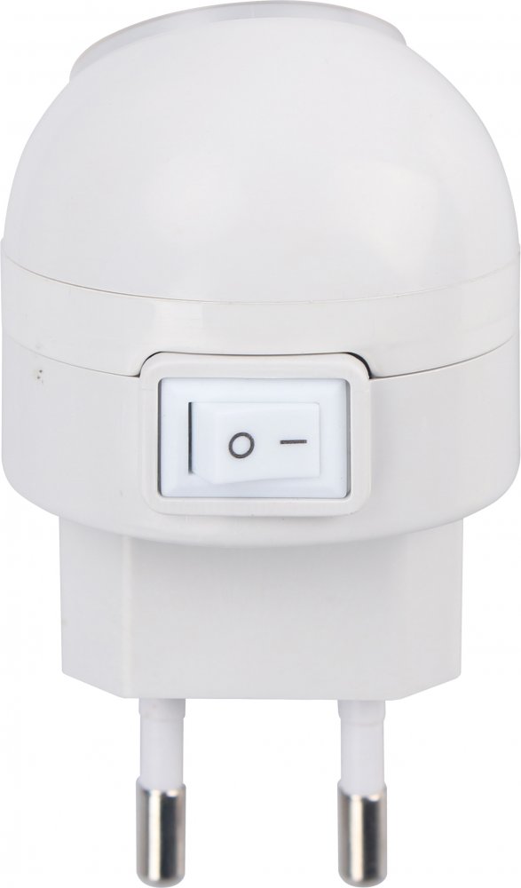 Ночник светодиодный NLE 08-LW белый с выключателем вращающийся 360 градусов 230В IN HOME