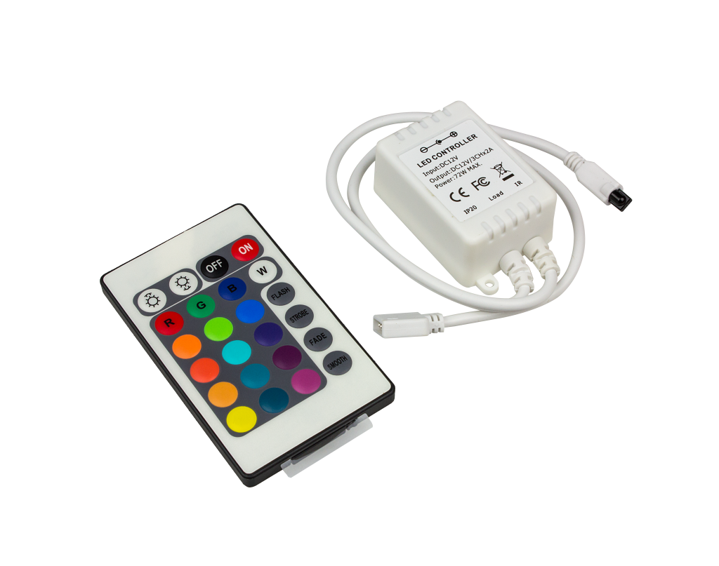 Контроллер LS-CA-6 6А 12В 16 статических 4 динамических канала со шнуром IN HOME