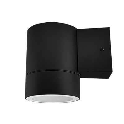 Светильник уличный односторонний ЦИЛИНДР-1П-GX53 пластик под лампу GX53 230B черный IP65 IN HOME