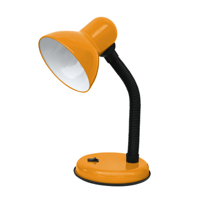 Светильник настольный под лампу СНО-02О на основании 60Вт E27 230В ОРАНЖЕВЫЙ (мягкая упаковка) IN HOME