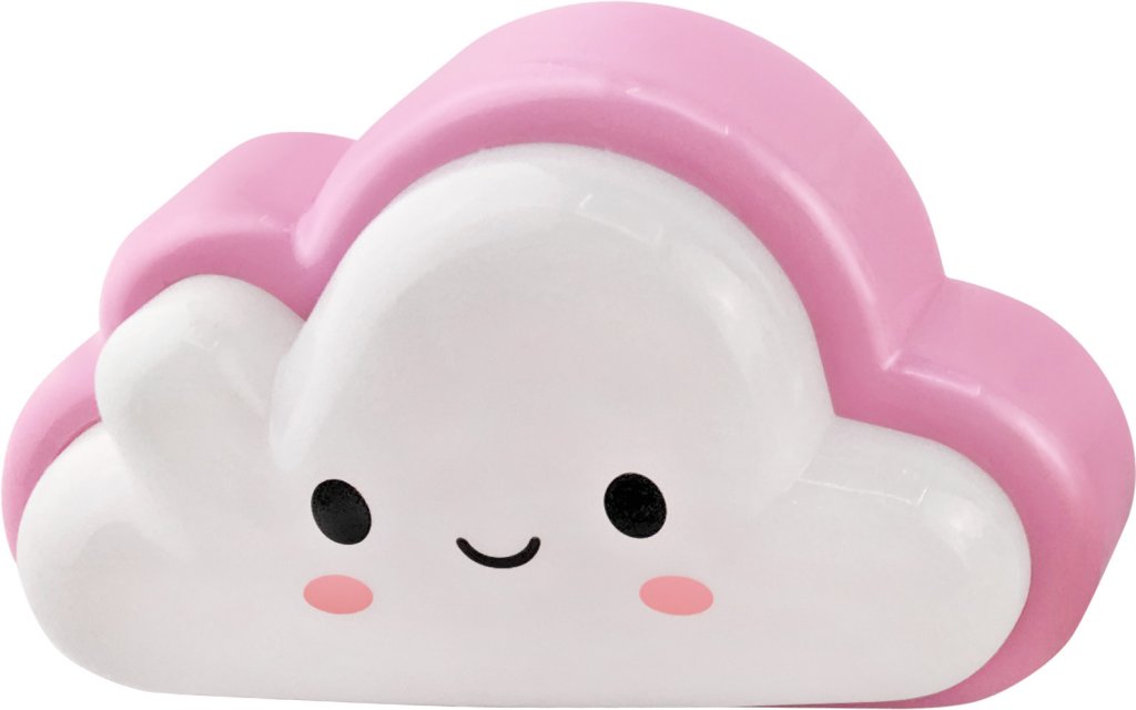 Ночник светодиодный NLA 06-CP ОБЛАЧКО розовое с выключателем 230В IN HOME