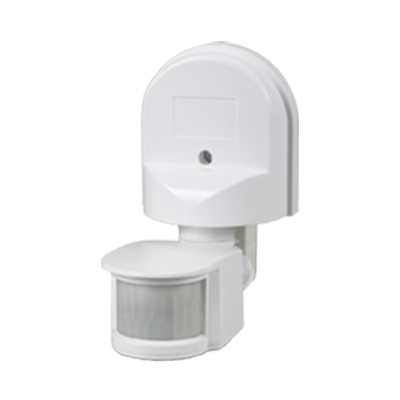 Датчик движения инфракрасный ДД 008 1200Вт 180 гр.12м IP44 белый IN HOME