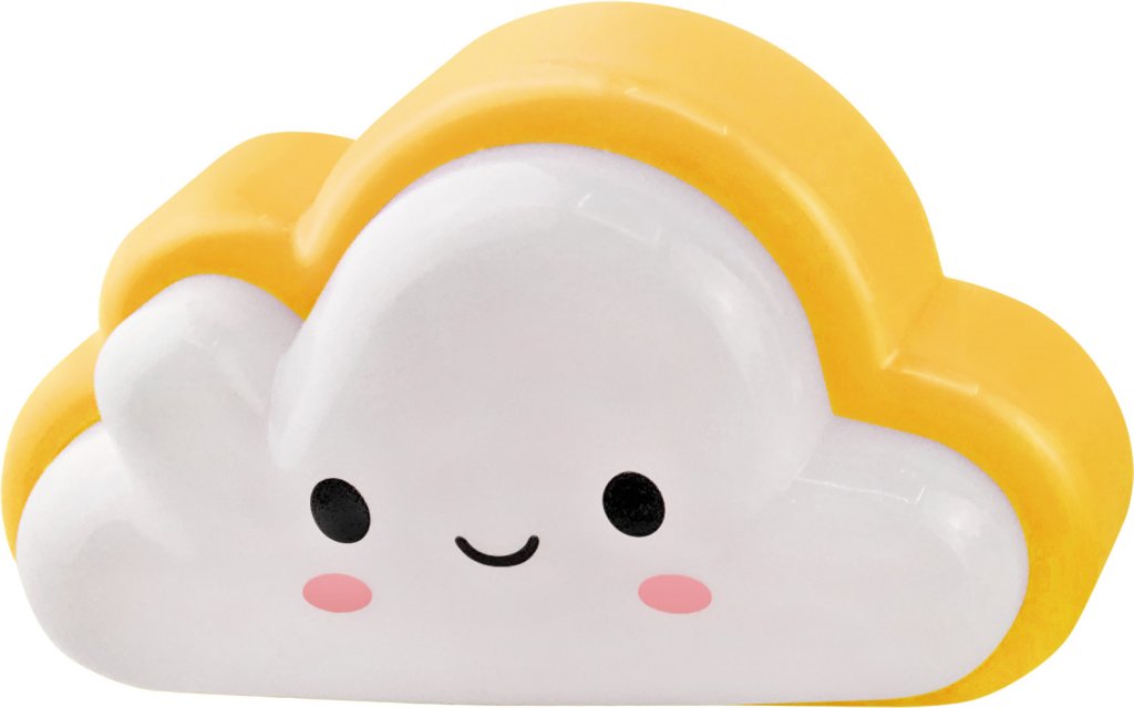 Ночник светодиодный NLA 06-CY ОБЛАЧКО жёлтое с выключателем 230В IN HOME