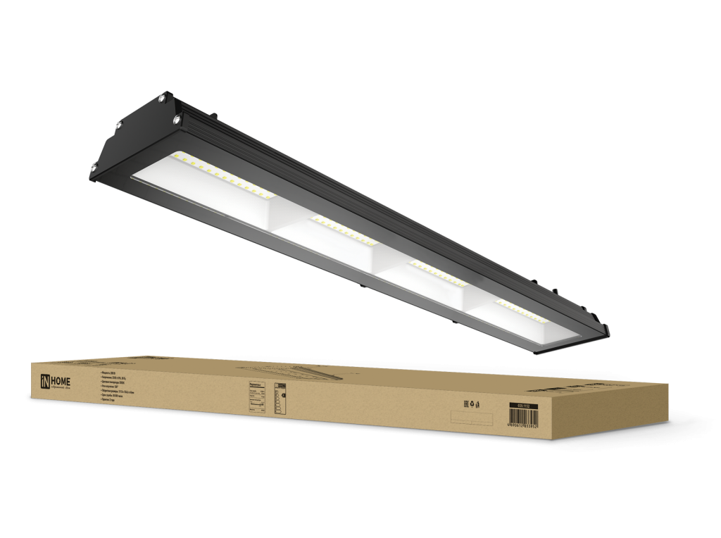Светильник складской светодиодный WHB-02 200Вт 230В 5000К 18000Лм IP65 без пульсации IN HOME