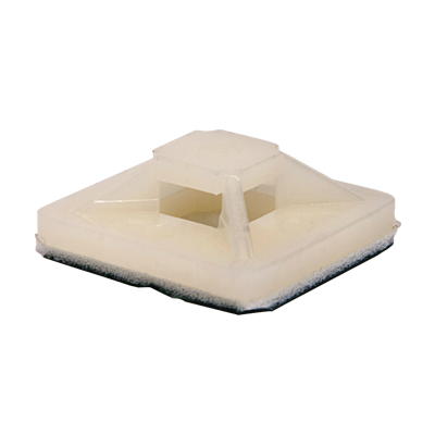 Площадка самоклеящаяся ПС-20 20х20 под хомуты (100штук/упаковка) IN HOME