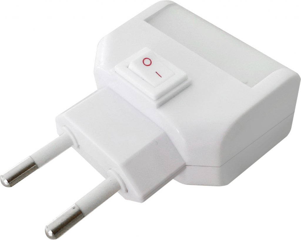 Ночник светодиодный NLE 09-LW белый с выключателем 230В IN HOME