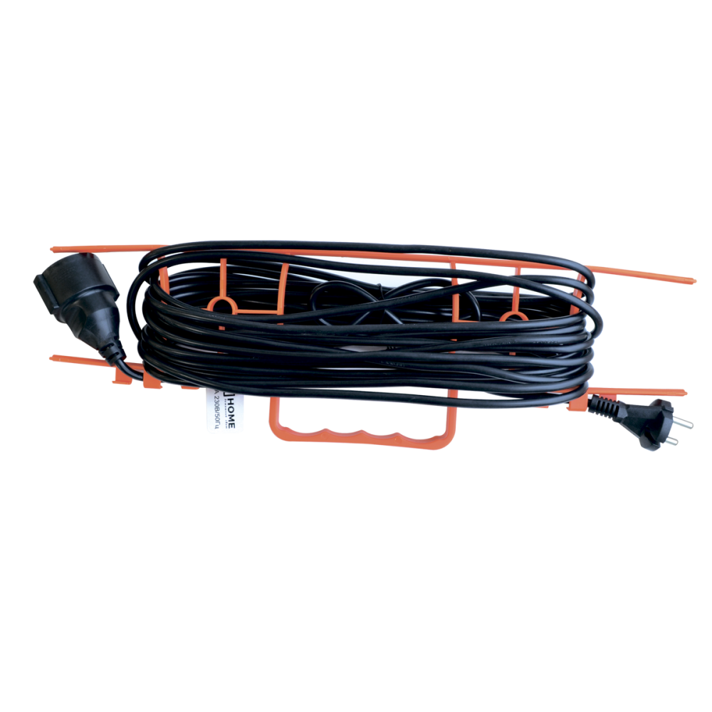 Удлинитель на рамке FN1-0610-SMART одноместный без заземления 6А 10м 8661 IN HOME