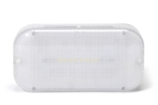 Светодиодный светильник ЖКХ 08 W плюс Д 3000К датчик