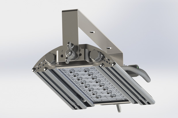 Светодиодный светильник УСС 40 КАТАНА с доп. оптикой