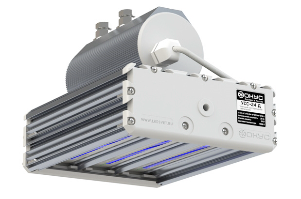 Светодиодный светильник УСС 24 синий