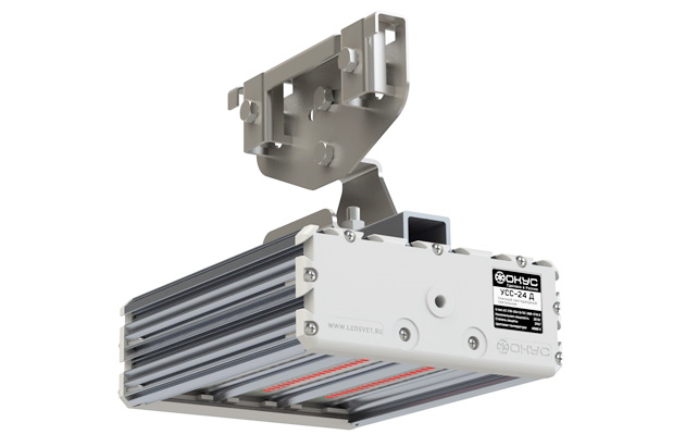 Светодиодный светильник УСС 24 красный