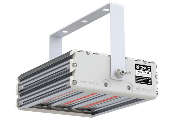 Светодиодный светильник УСС 24 красный