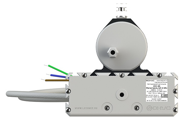 Светодиодный светильник УСС 65 МАГИСТРАЛЬ Ш1-2 2Ex